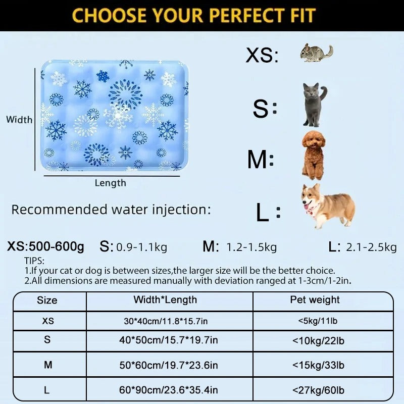 Self-Cooling Gel Dog Mat for Summer Relief – Portable Pet Comfort Solution