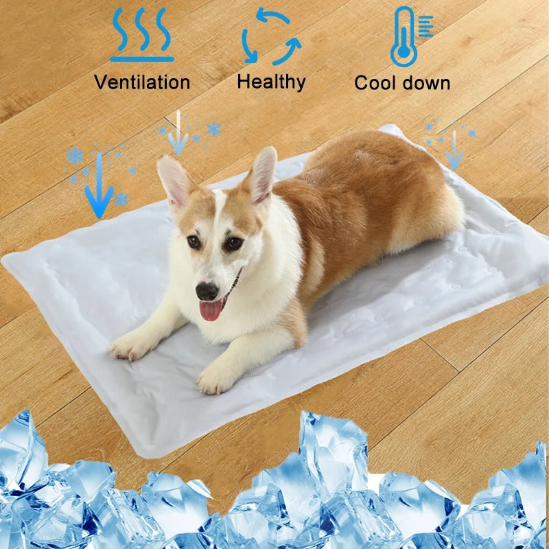 Self-Cooling Gel Dog Mat for Summer Relief – Portable Pet Comfort Solution