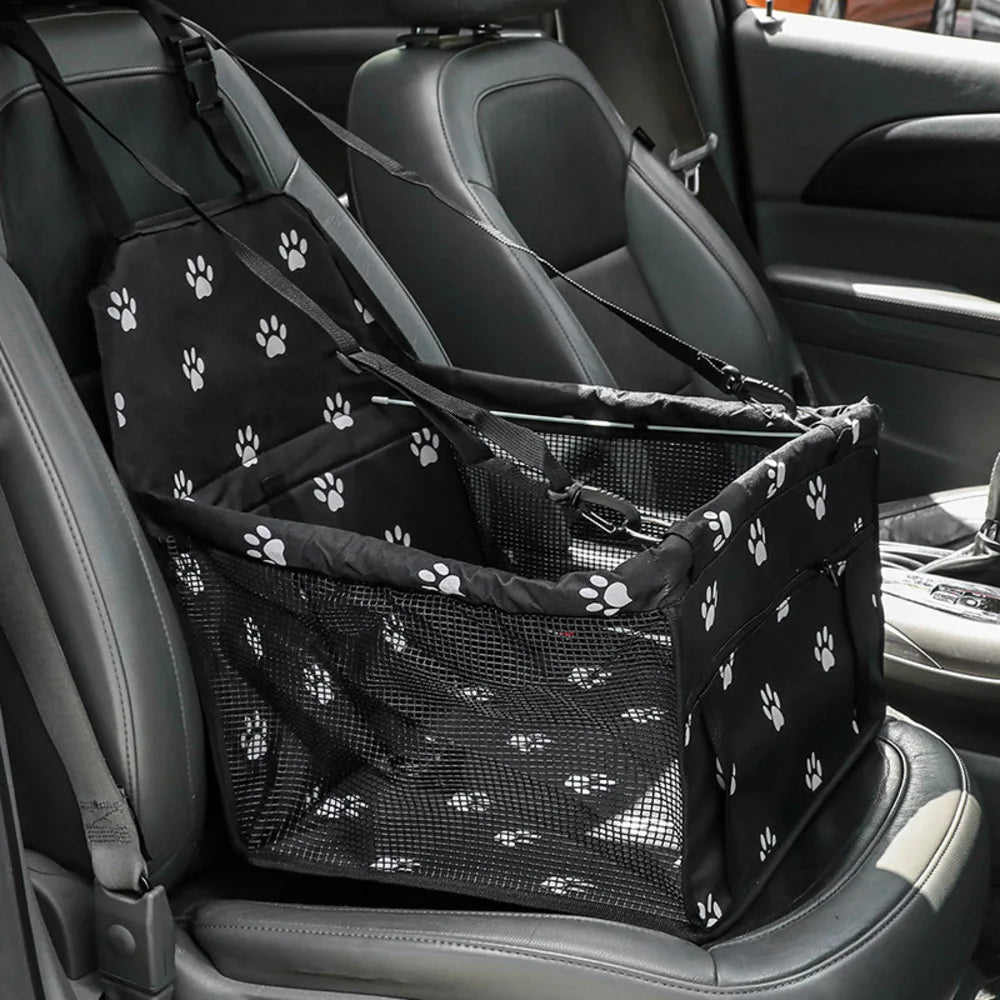 Travel Bag for Pets with Car Seat – Waterproof & Foldable Design
