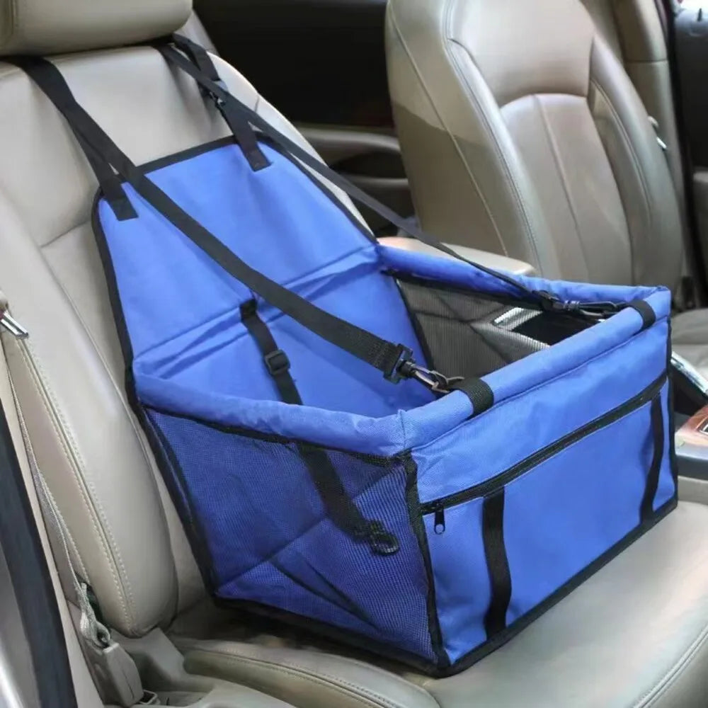 Travel Bag for Pets with Car Seat – Waterproof & Foldable Design