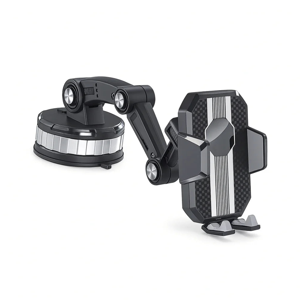 Versatile Car Phone Mount with Suction Cup for Easy Access