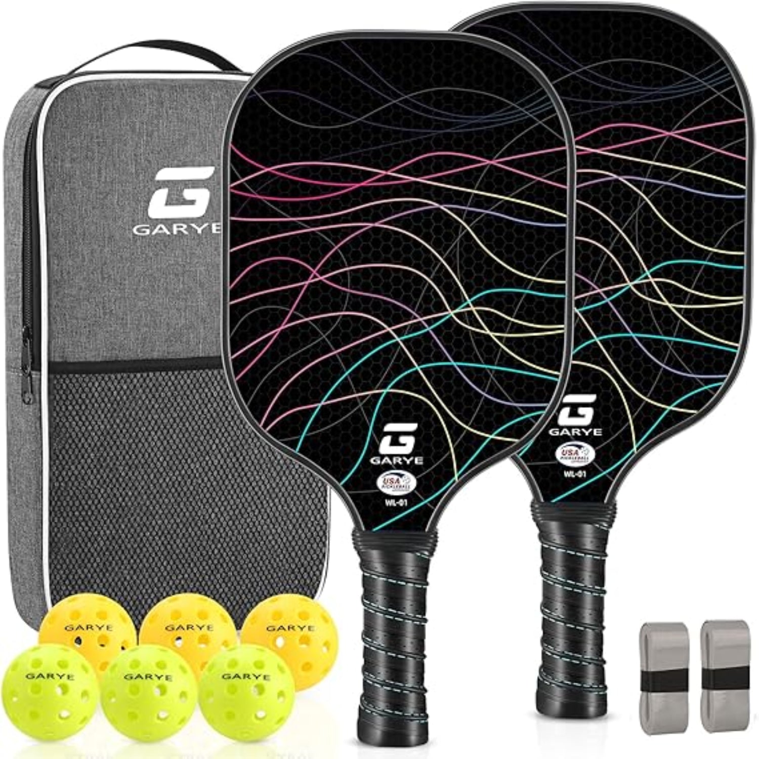 Premium Pickleball Paddle Set with Enhanced Grip and Performance