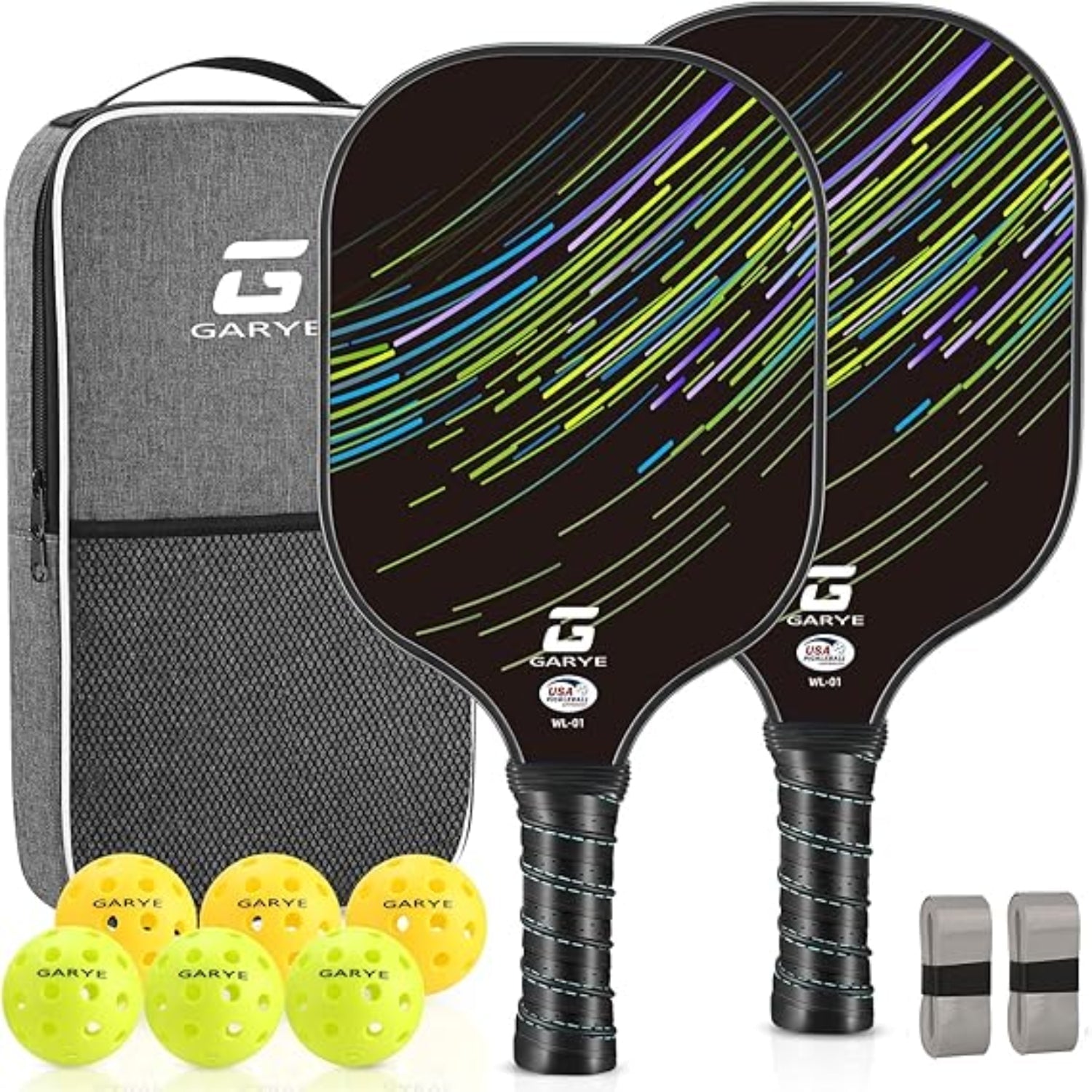 Premium Pickleball Paddle Set with Enhanced Grip and Performance