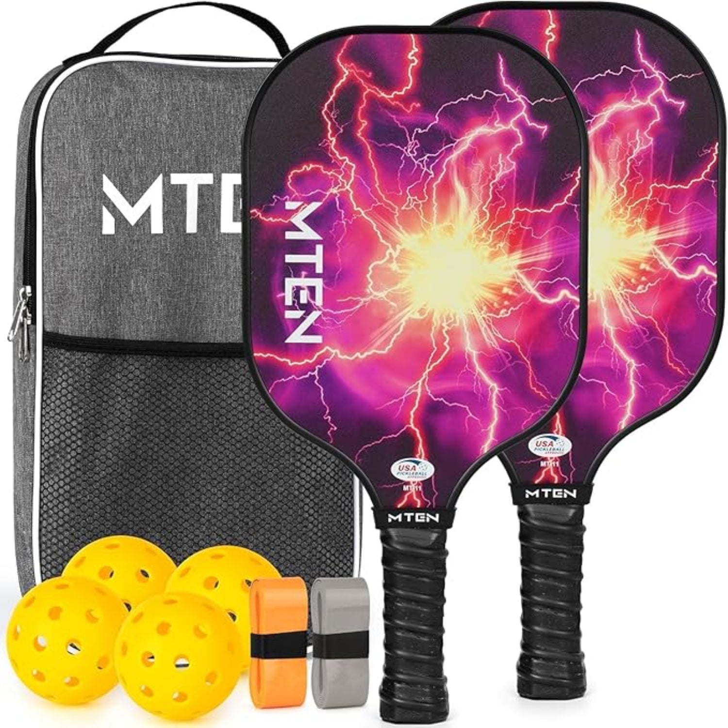 Premium Lightweight Pickleball Paddle Set with Balls
