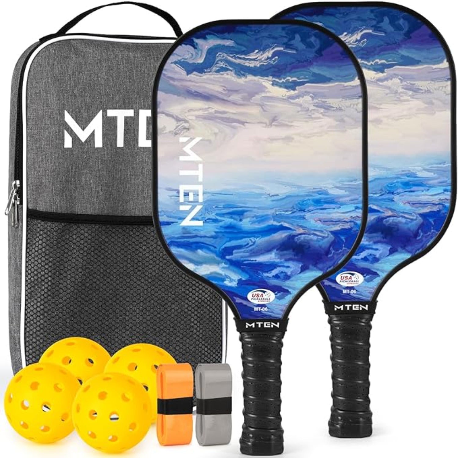 Premium Lightweight Pickleball Paddle Set with Balls