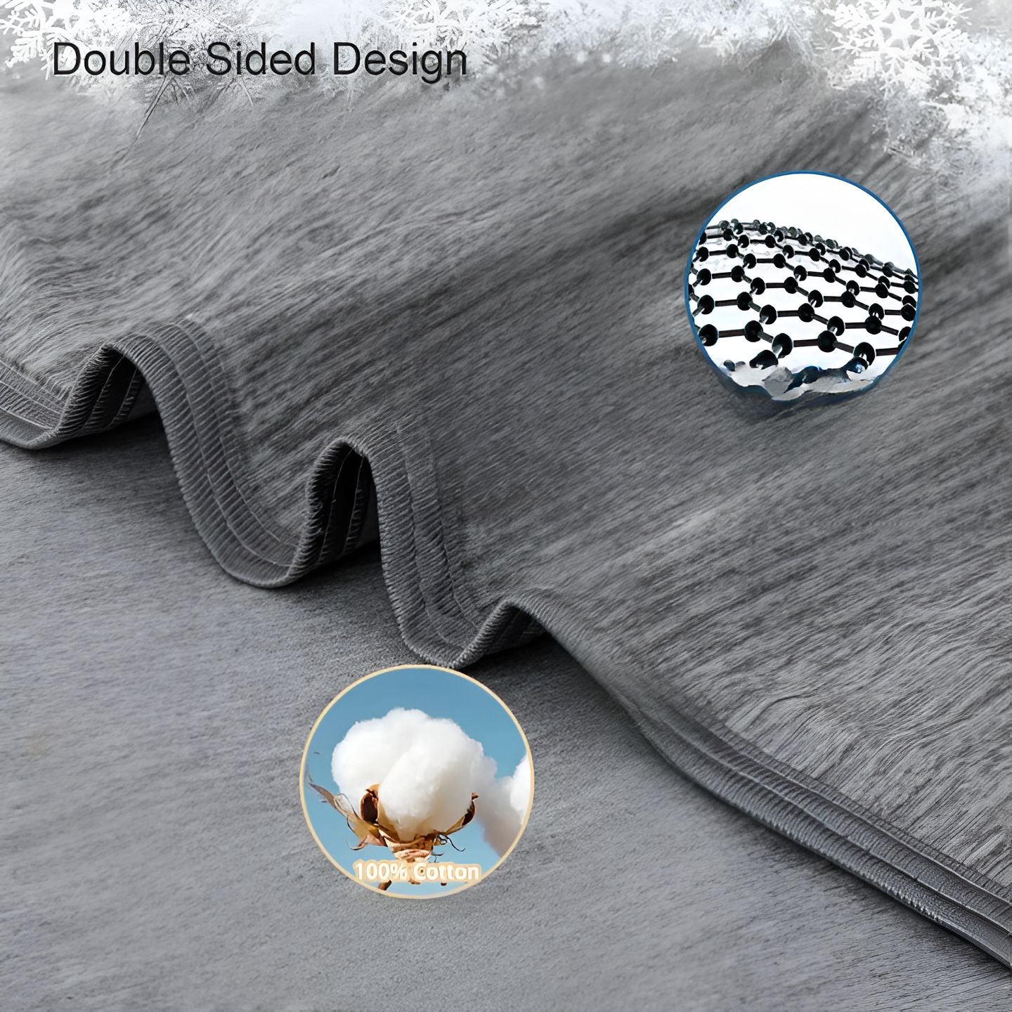 Lightweight Cotton Cooling Blanket for Bed – Breathable Comfort for Warm Sleepers