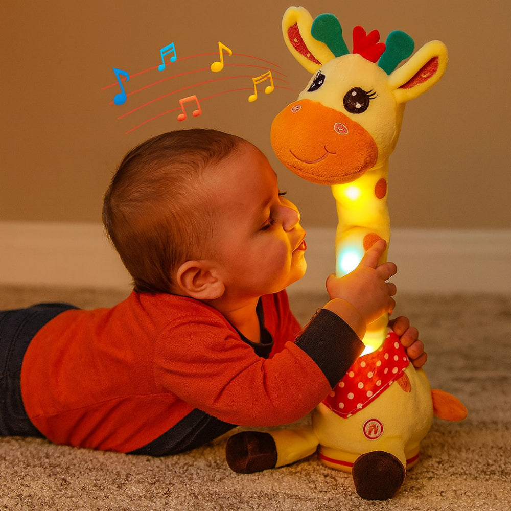 Cuddly Musical Giraffe Plush Toy for Kids