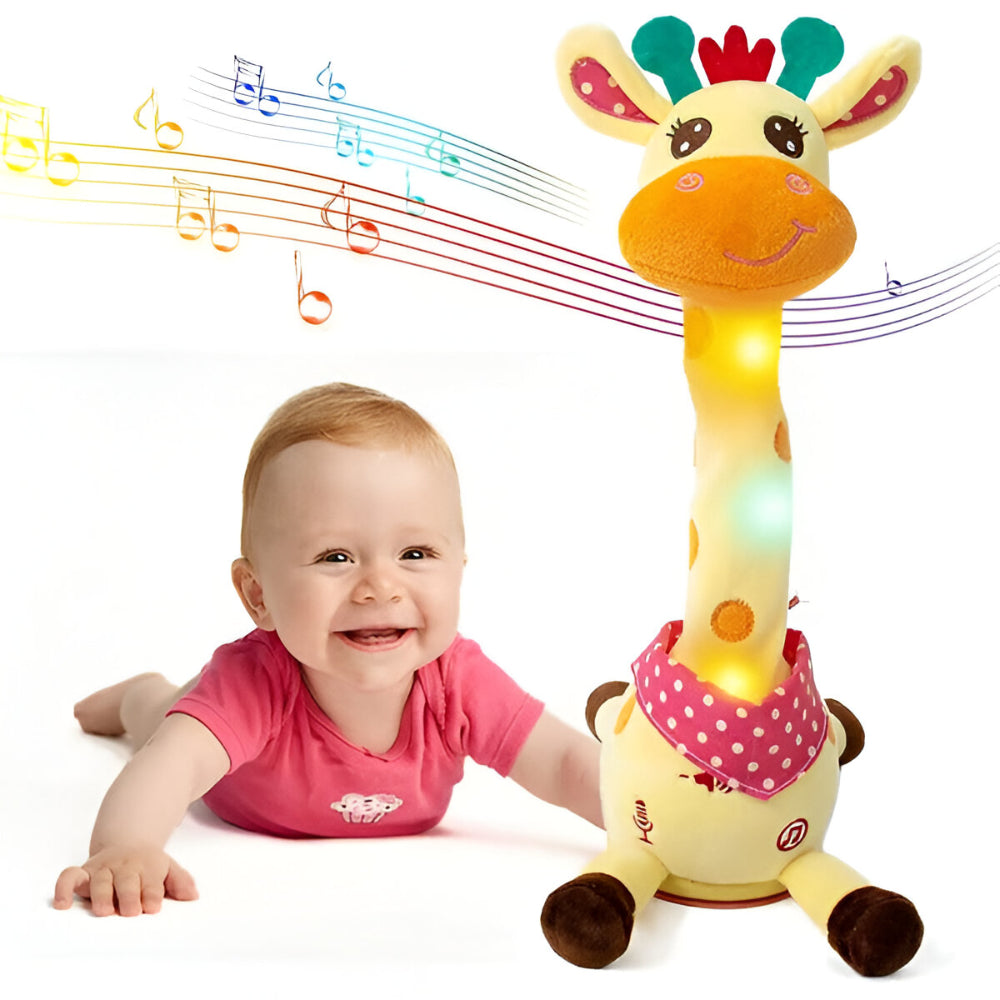 Joyful Musical Giraffe Plush Toy for Kids