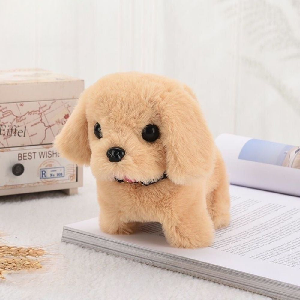 Lifelike Plush Robotic Puppy with Movement and Sounds