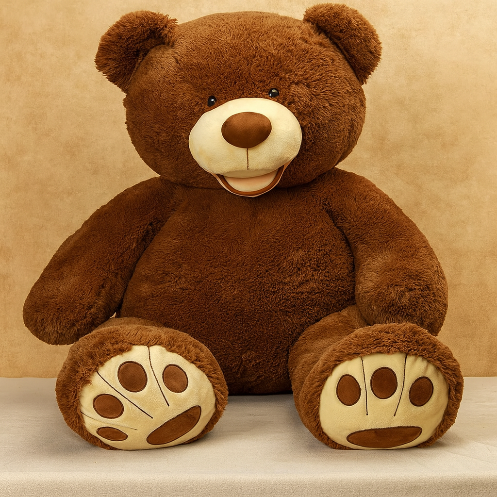 Cozy Cuddly Plush Bear for Kids' Rooms or Gifts
