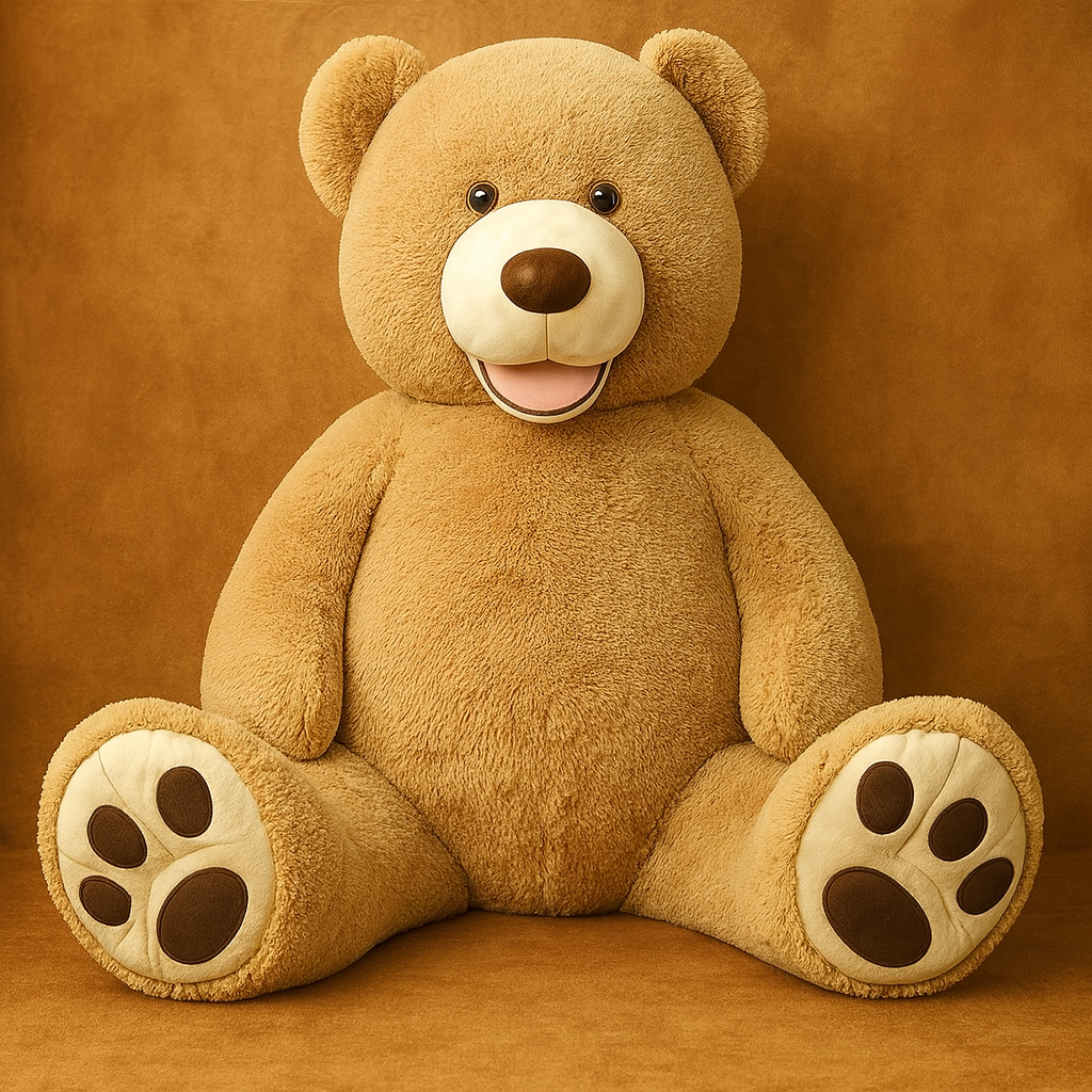 Cozy Cuddly Plush Bear for Kids' Rooms or Gifts
