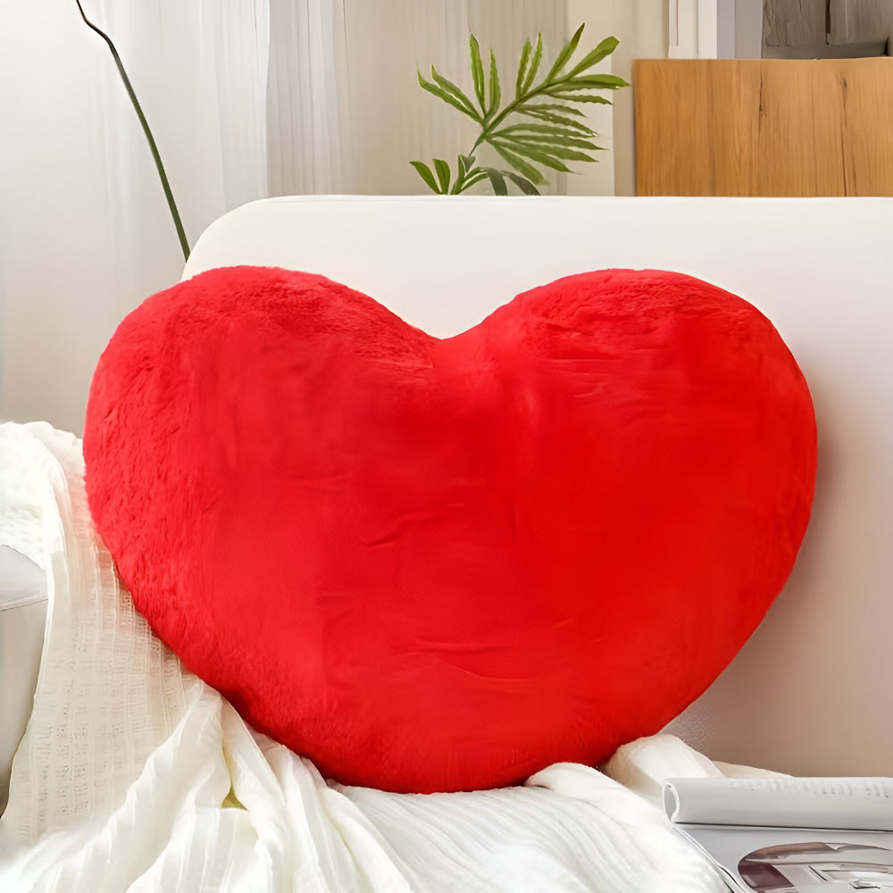 Charming Heart-Shaped Accent Pillow for Stylish Living