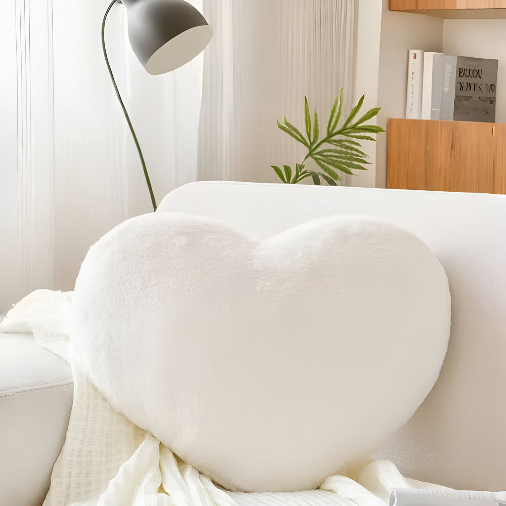 Charming Heart-Shaped Accent Pillow for Stylish Living