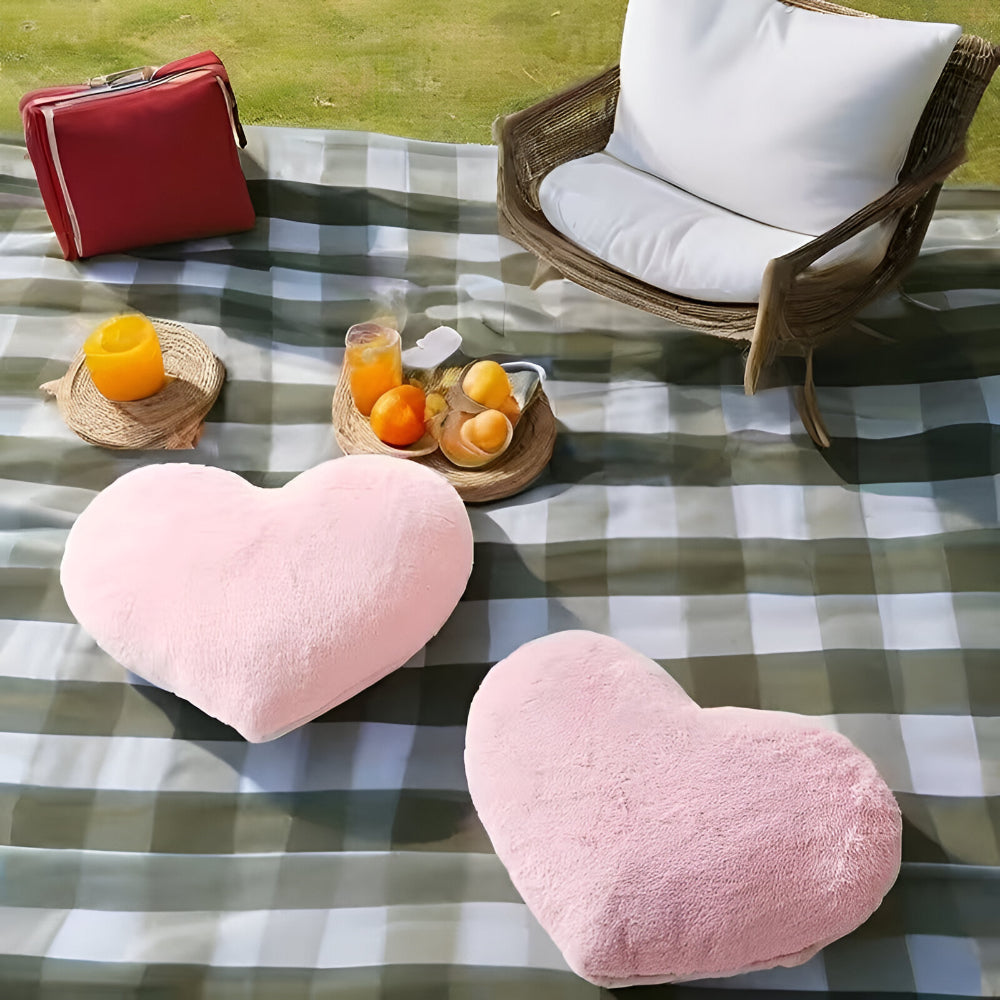 Charming Heart-Shaped Accent Pillow for Stylish Living