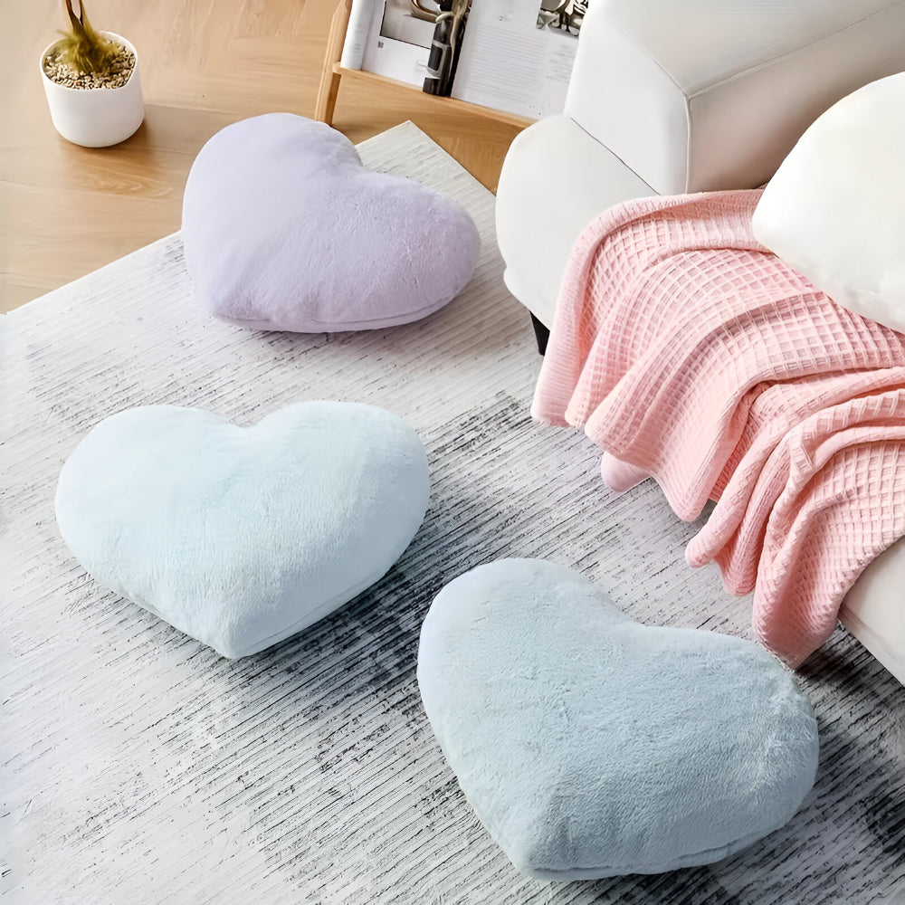 Charming Heart-Shaped Accent Pillow for Stylish Living