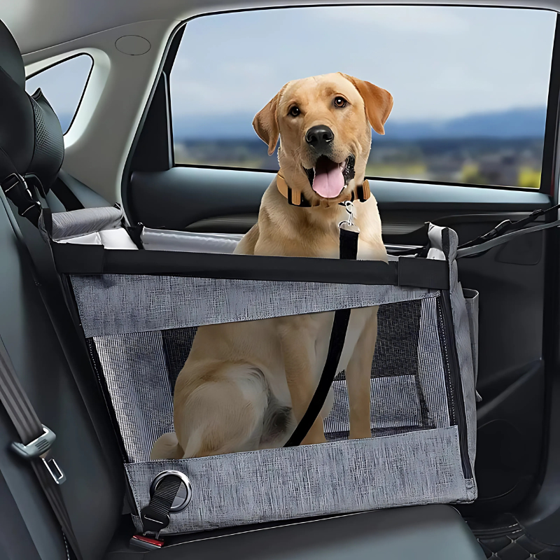Portable Car Seat for Dogs and Cats – Waterproof and Spacious Design