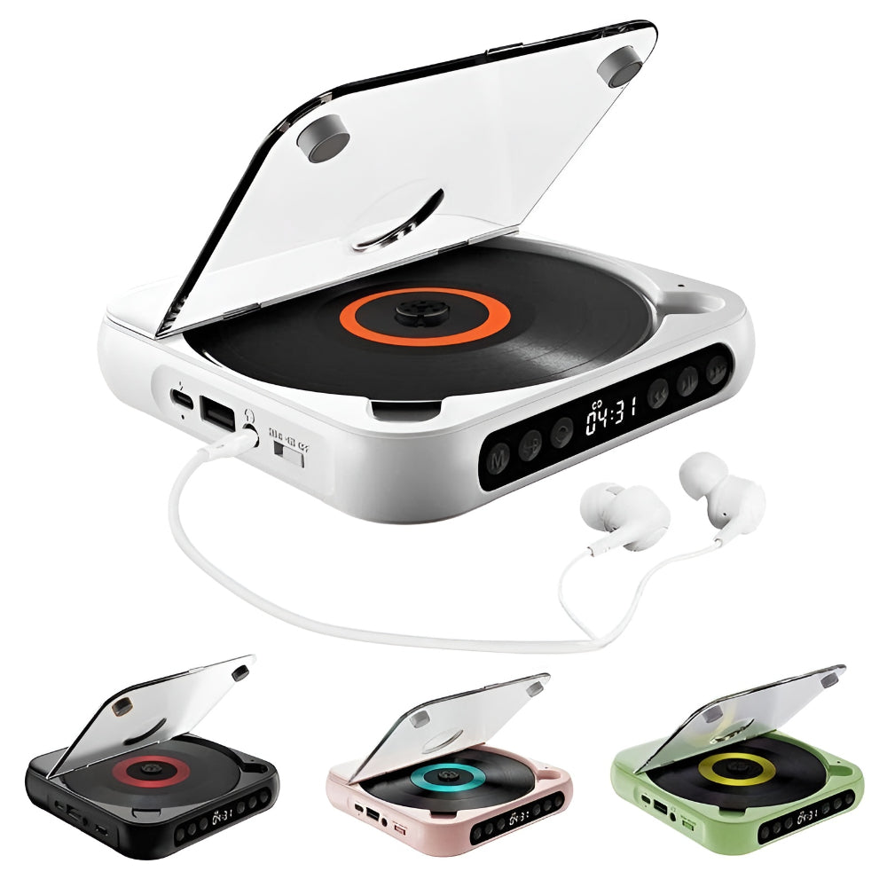 Wireless Compact CD Player with Anti-Skip Technology