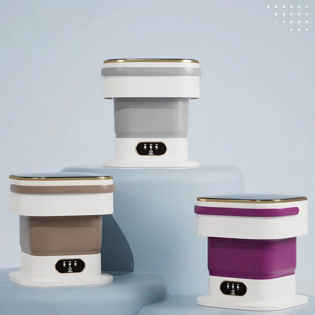 Portable Mini Washing Machine – Compact Design for Small Loads