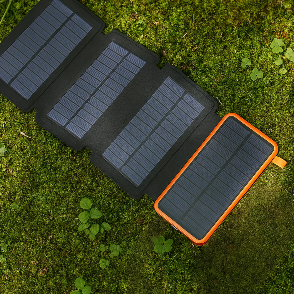Portable Solar Charging Bank for Outdoor Adventures