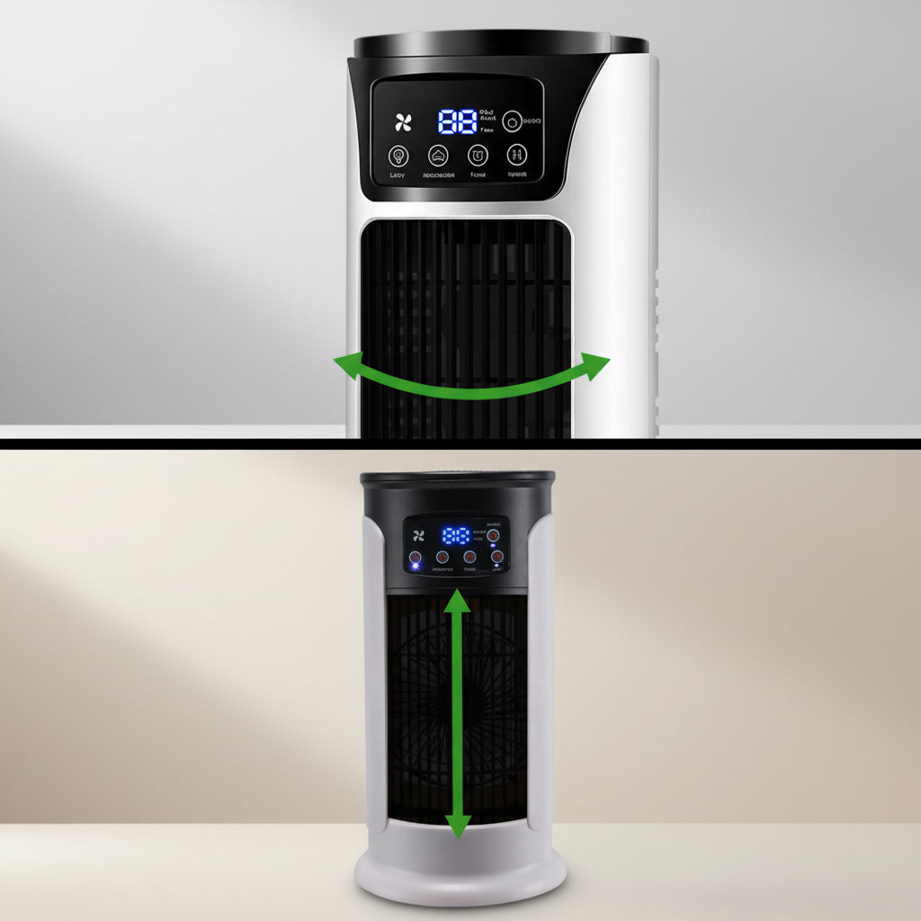 Versatile Indoor Air Cooler with Humidifier Functionality