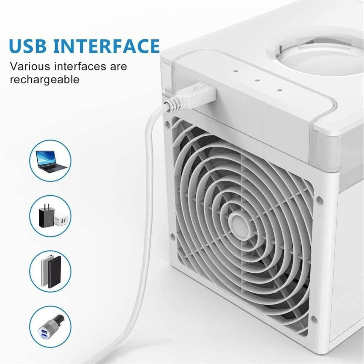 Compact 3-in-1 Air Conditioner and Humidifier for Home and Office