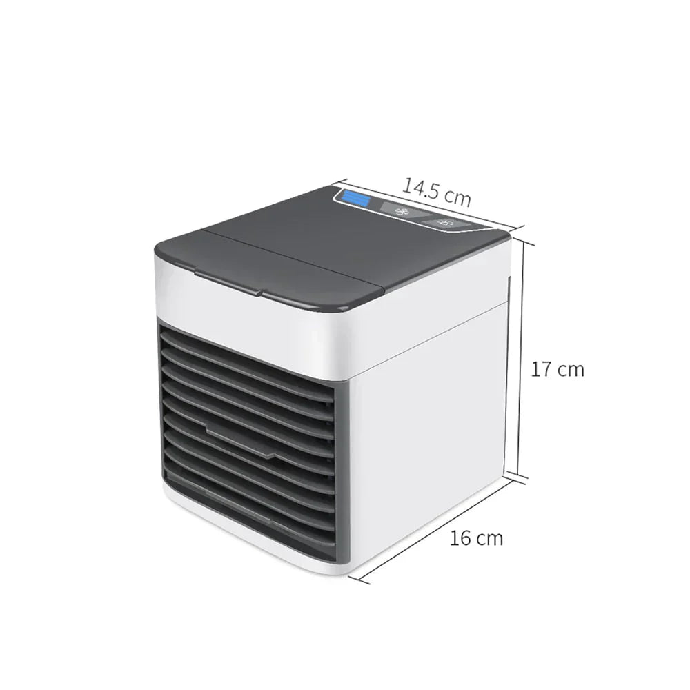 3-in-1 Lightweight Evaporative Cooler Fan with LED Light for Fresh Air