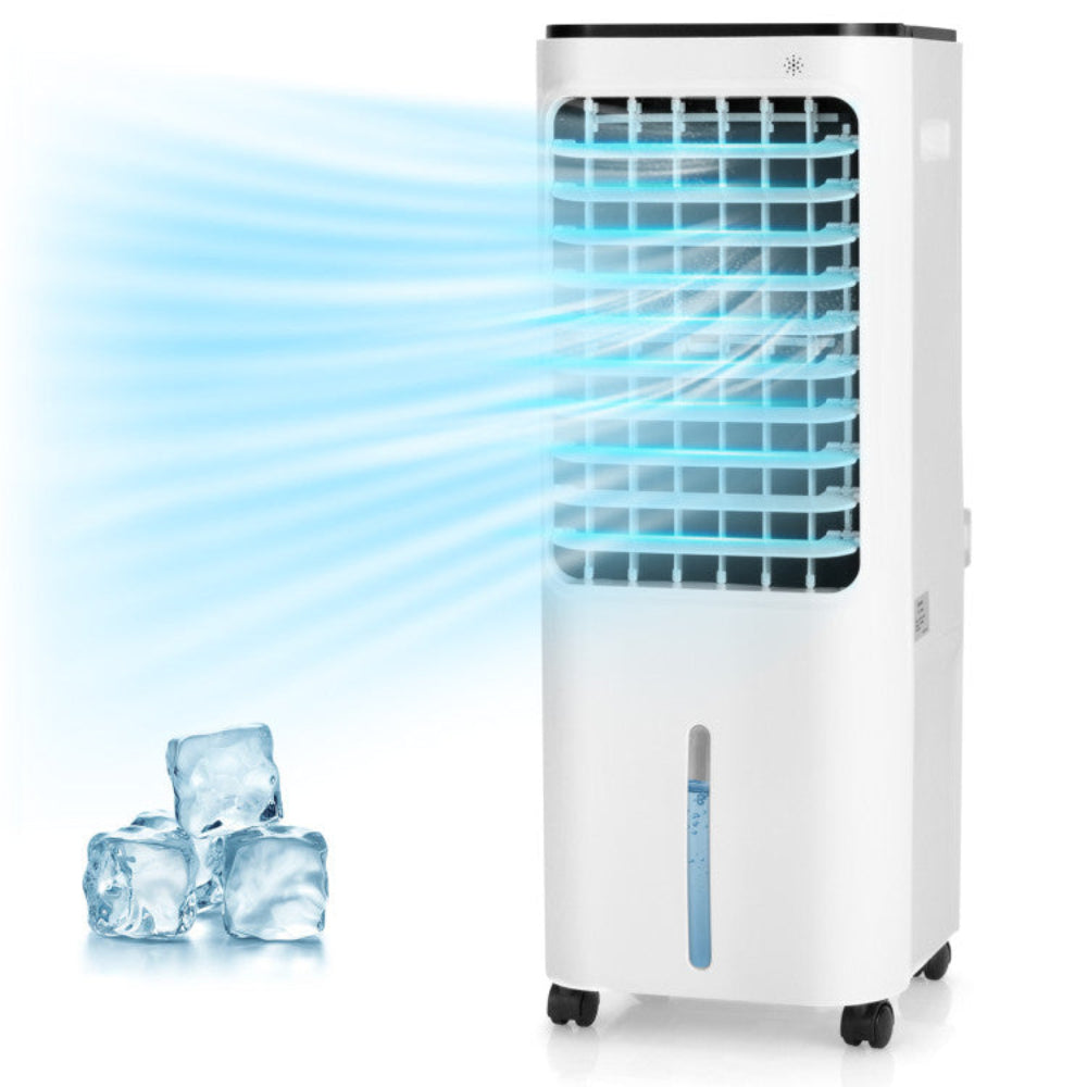 4-in-1 Evaporative Cooler with 12L Water Reservoir – Adjustable Airflow for Home