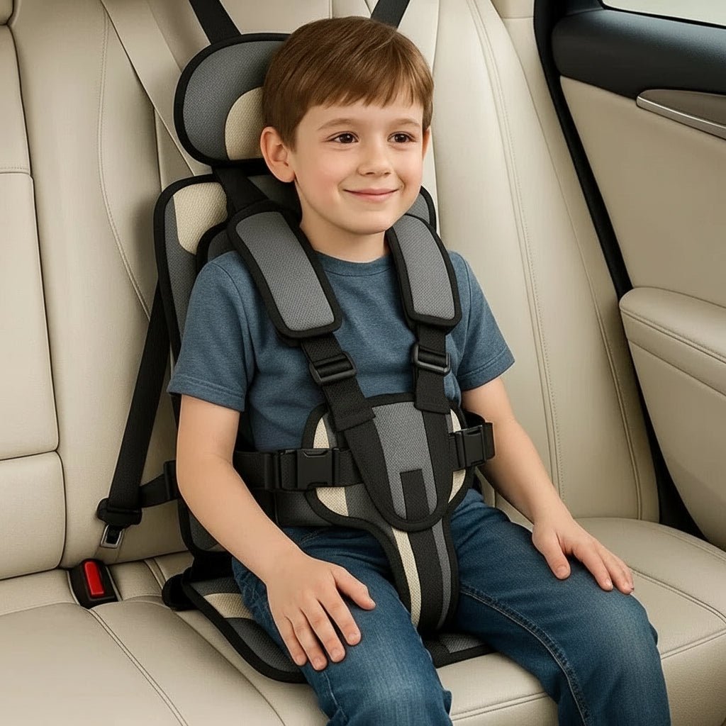 Ultimate Travel Booster Seat for Kids with Safety Harness
