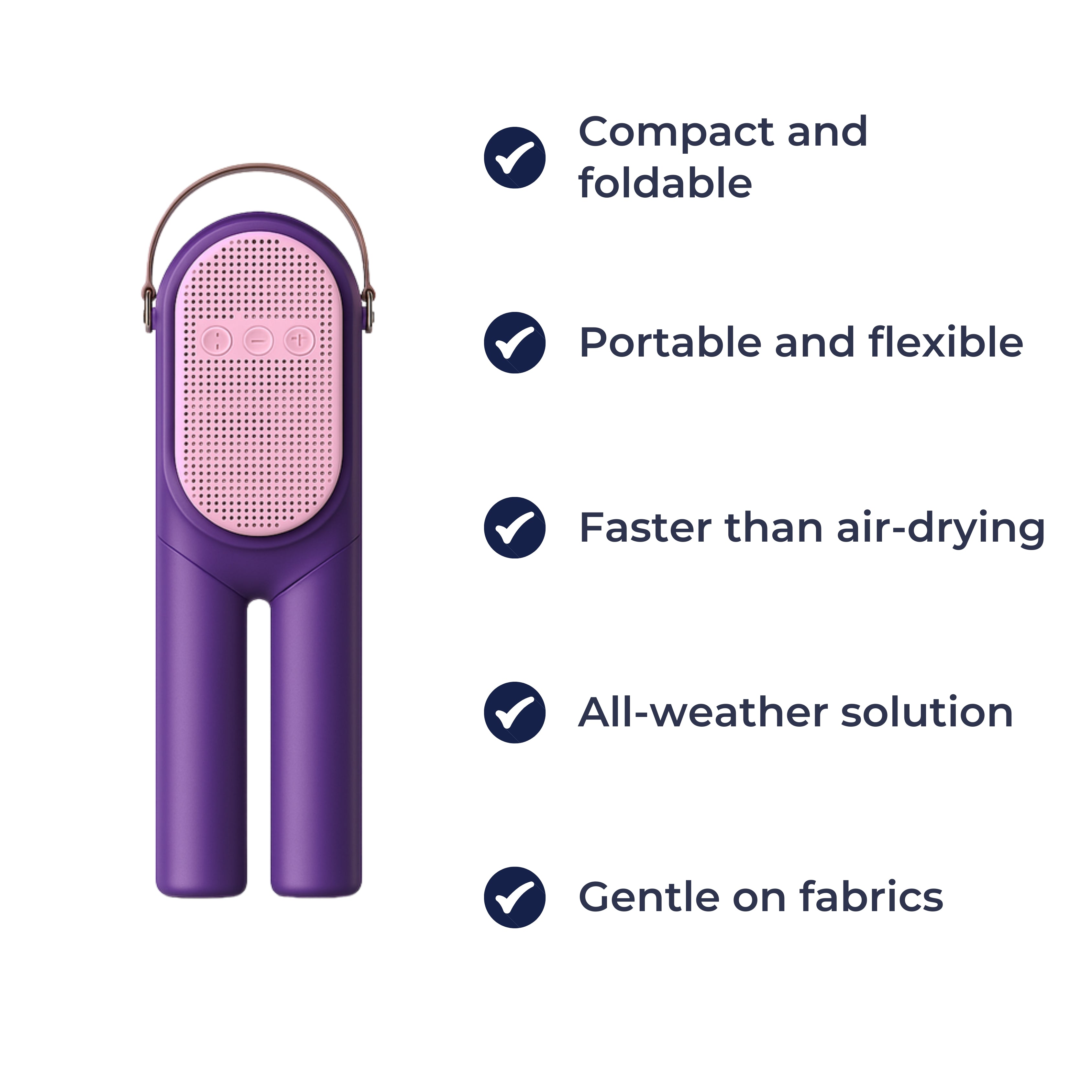 Travel-Friendly Foldable Clothes Dryer – Lightweight & Fast Drying