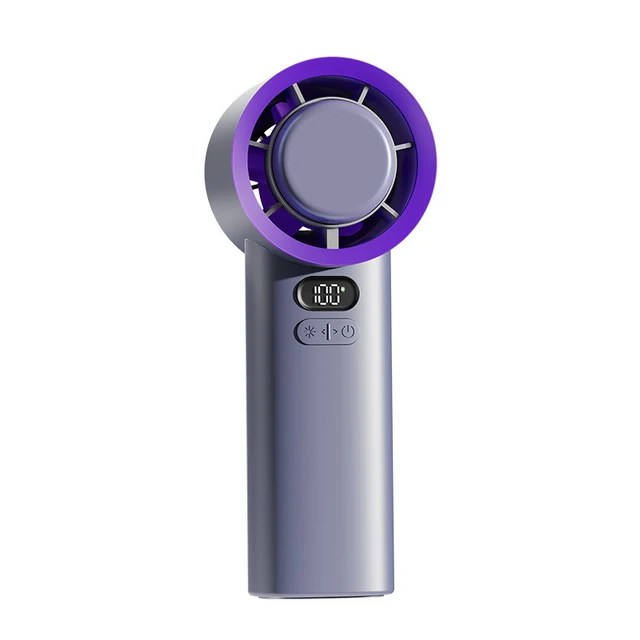 Rechargeable Handheld Fan – Portable with 3 Speed Options & 10-Hour Runtime