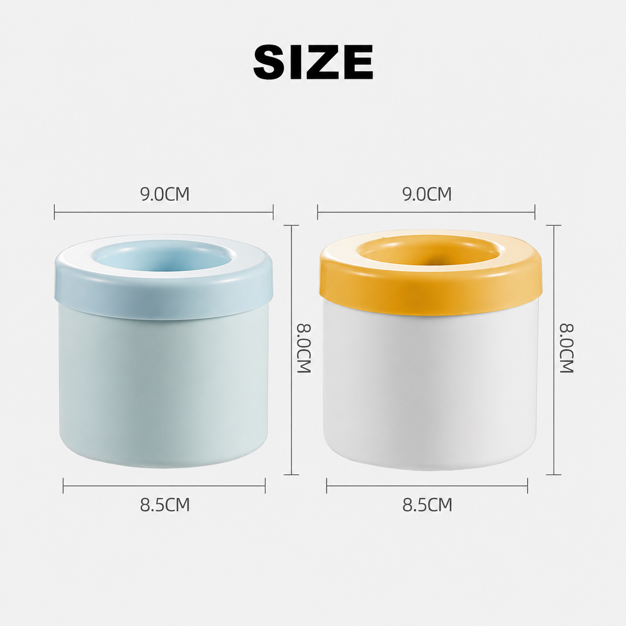 Space-Saving Ice Cube Maker with Lid for Effortless Chilling