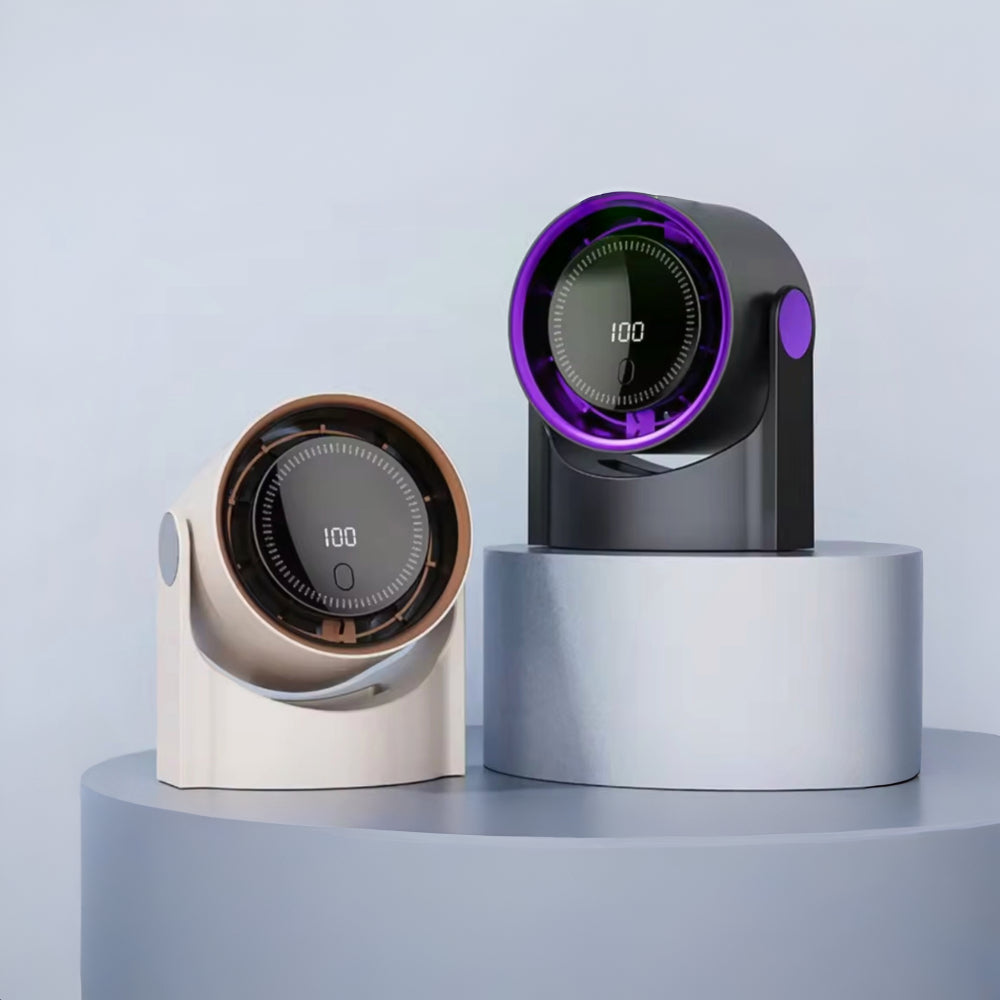 Compact Personal Fan with USB – Adjustable Airflow and Oscillation