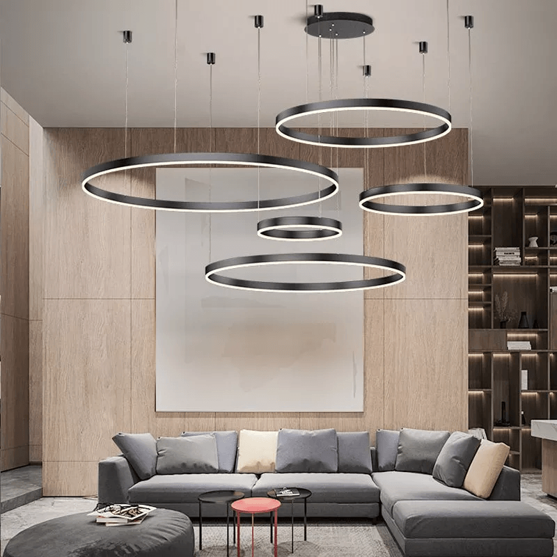 Contemporary Circular LED Pendant Light for Stylish Homes