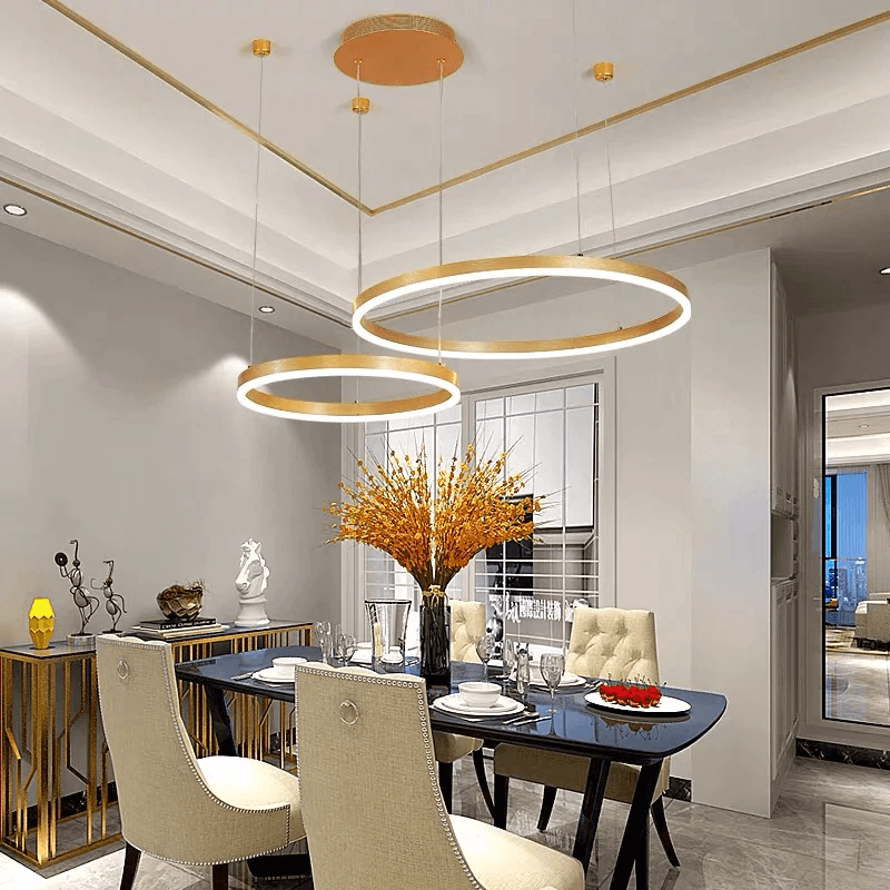 Contemporary Circular LED Pendant Light for Stylish Homes