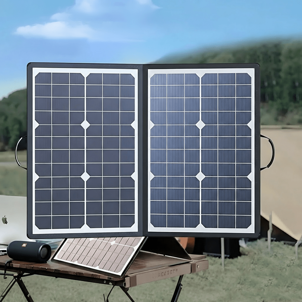 EcoCharge 1000W Portable Solar Panel with Multi-Port Charging