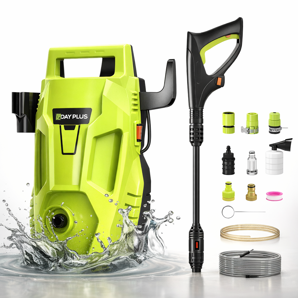 2300W High-Pressure Cleaner with 200 Bar, 7m Hose & Adjustable Nozzle