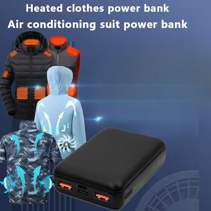 10000mAh Power Bank with USB Output - Compatible with Jack