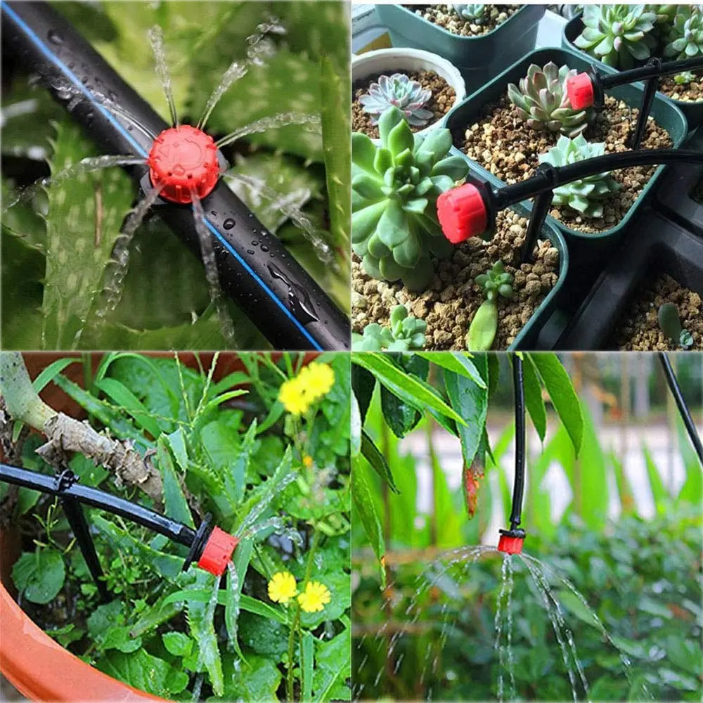 100 Pack of Efficient Plant Care Drippers for Precision Irrigation