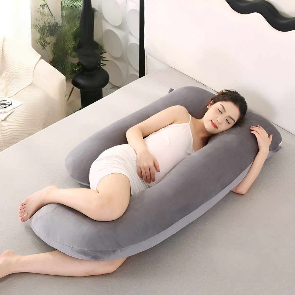 Comfort U-Shaped Maternity Pillow for Side Sleepers