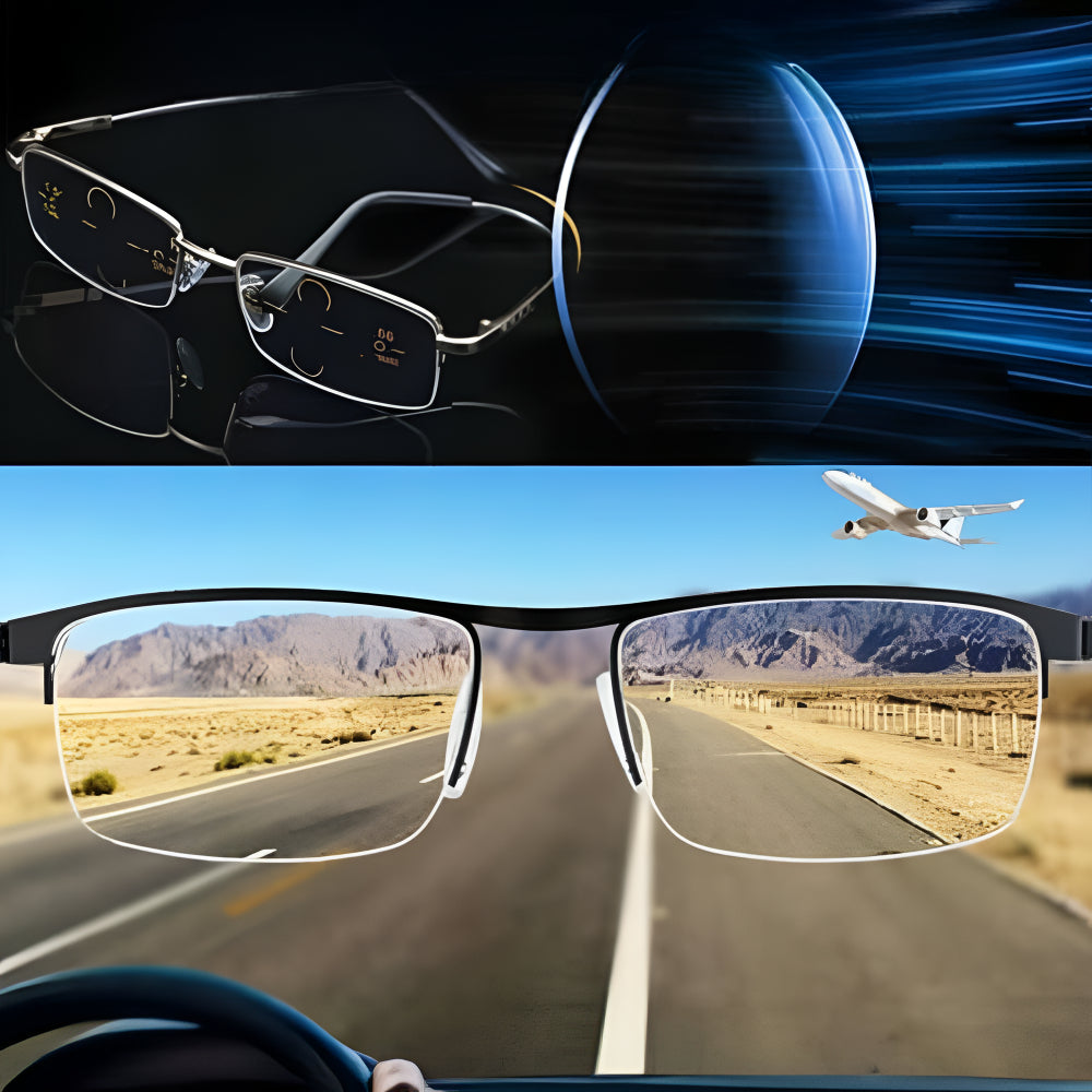 Versatile Multifocal Reading Glasses with Blue Light Protection