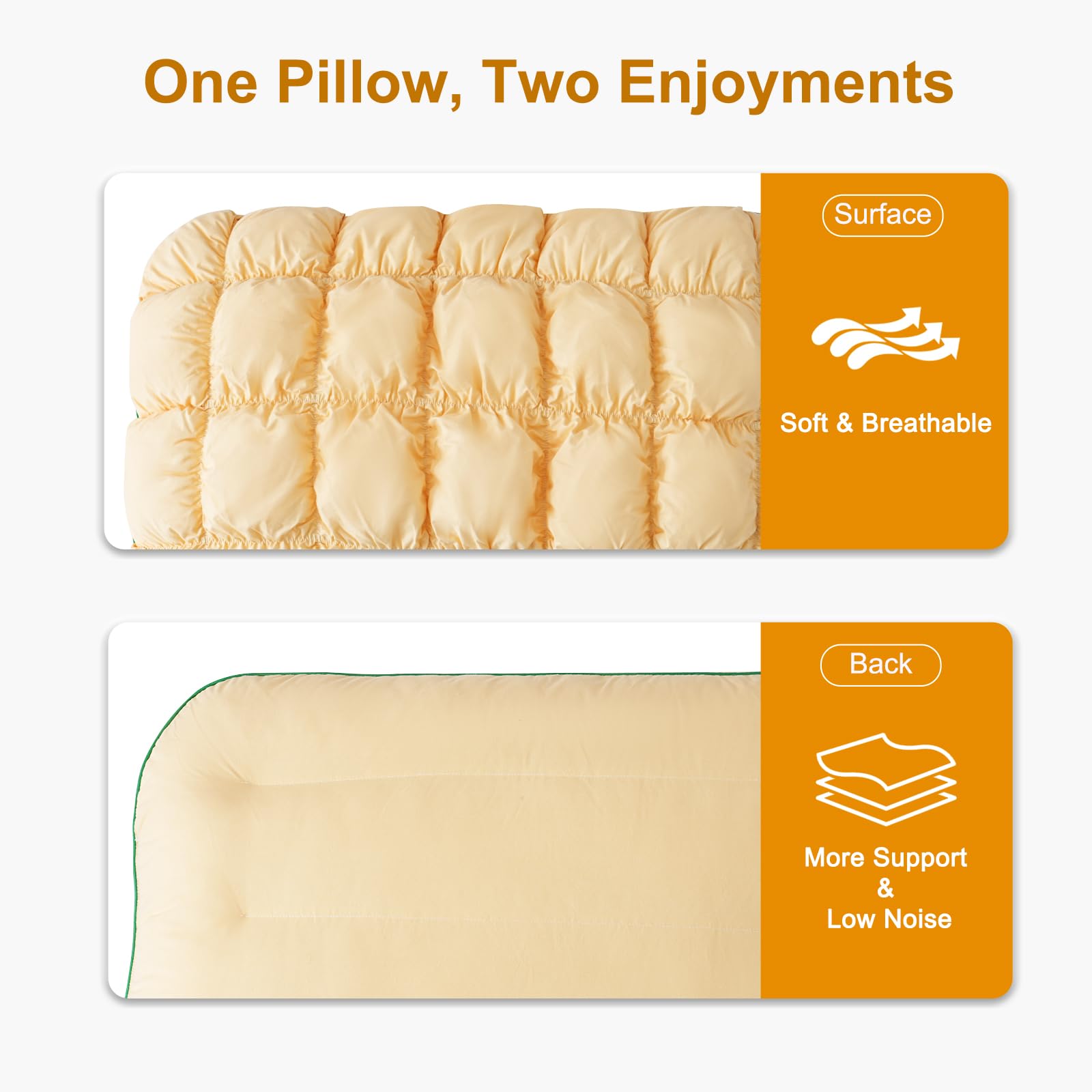 Fluffy Soft Neck Pain Relief Pillow | Ergonomic Support for Comfort