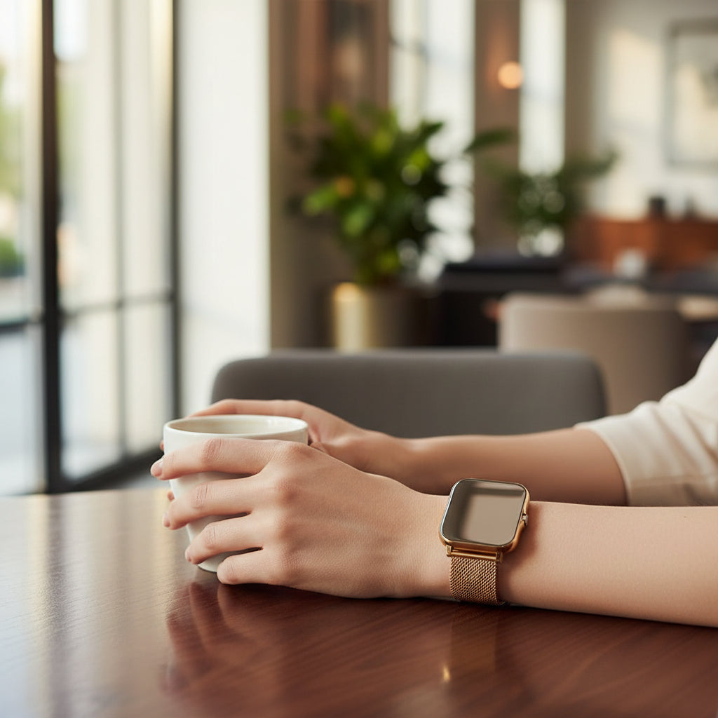 Touchscreen Women's Fitness Smartwatch with Health Monitoring – Pulse Series