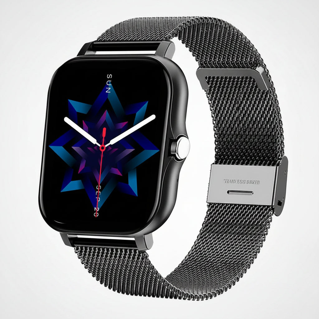 Touchscreen Women's Fitness Smartwatch with Health Monitoring – Pulse Series
