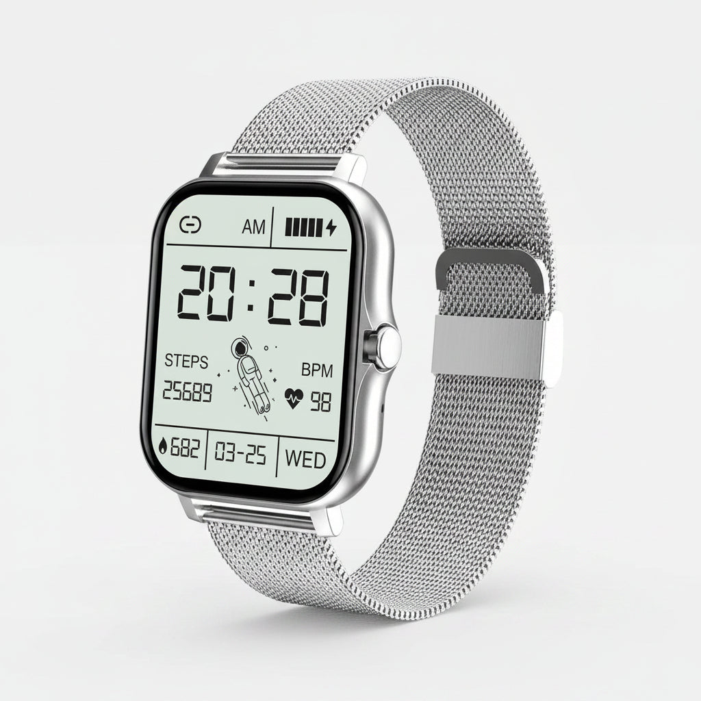 Touchscreen Women's Fitness Smartwatch with Health Monitoring – Pulse Series