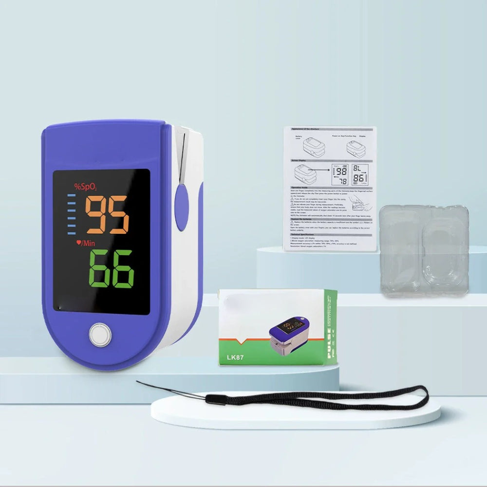 Compact Finger Oxygen Monitor with Fast Readings