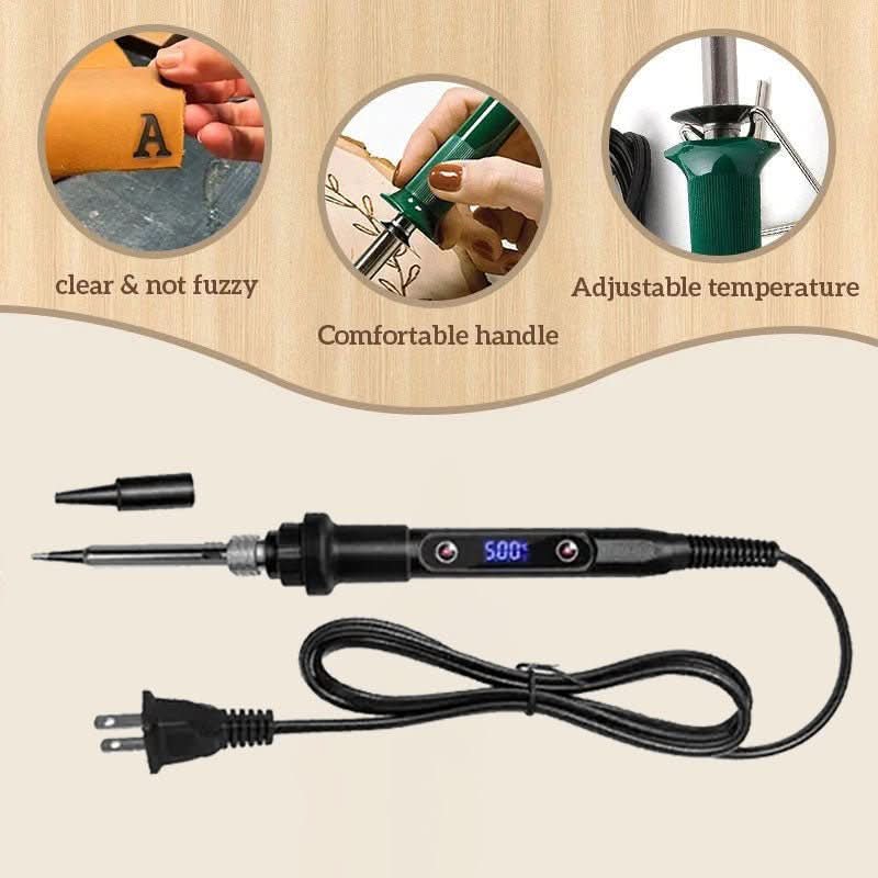 CraftMaster 58-Piece Engraving and Woodburning Toolkit
