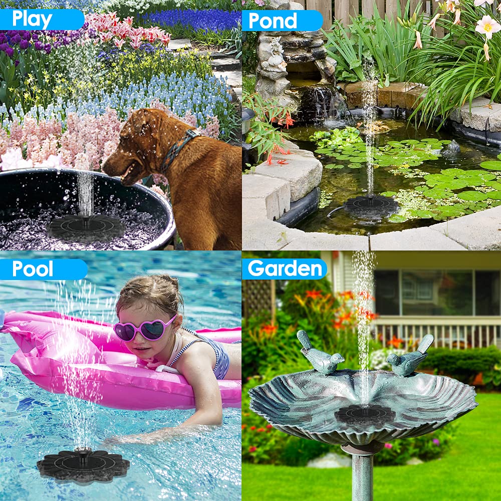 Water Fountain in Flower Design for Pools and Ponds