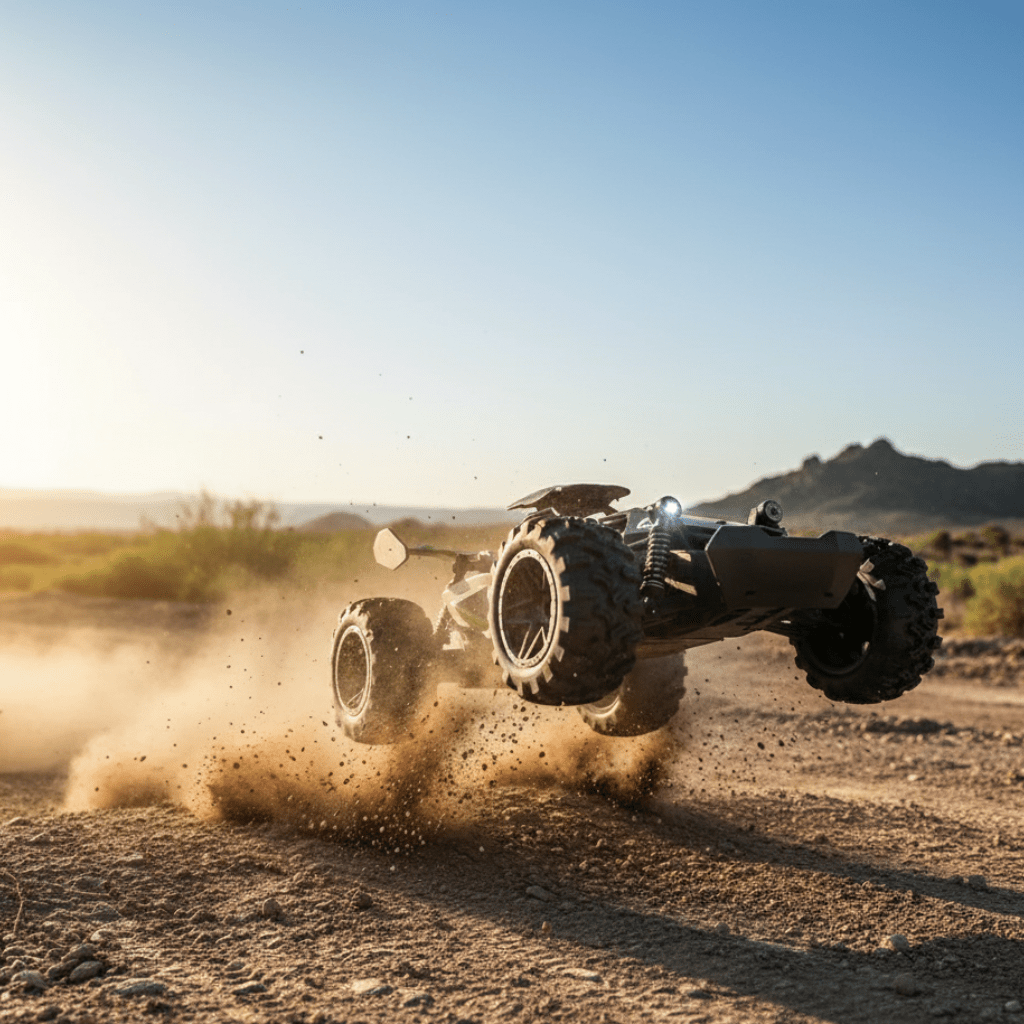 All-Terrain 1:18 Electric Remote Control Truck with Tough Tires