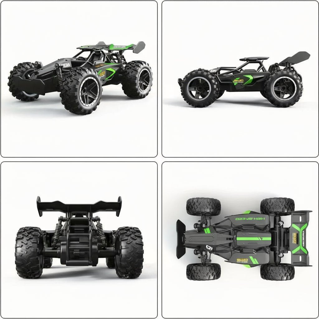 All-Terrain 1:18 Electric Remote Control Truck with Tough Tires