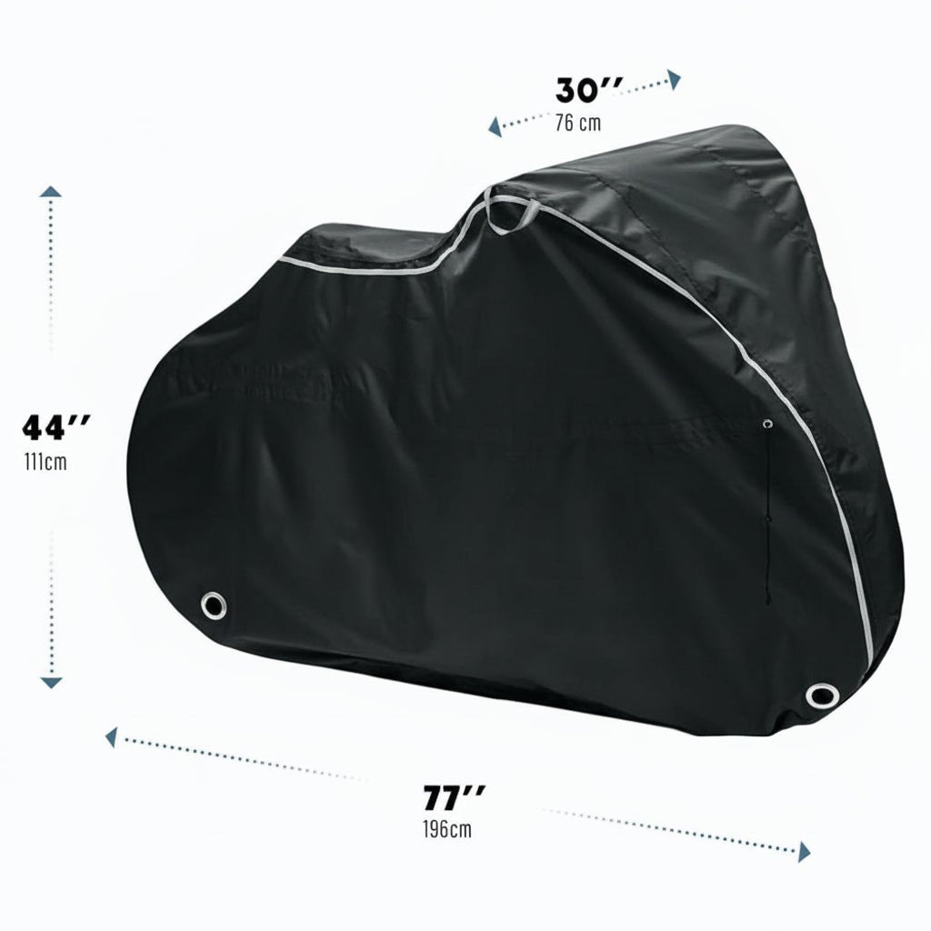 AquaGuard Bicycle Cover for 1–3 Bikes with Secure Fasteners